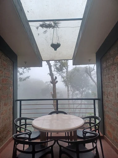 Misty balcony seating